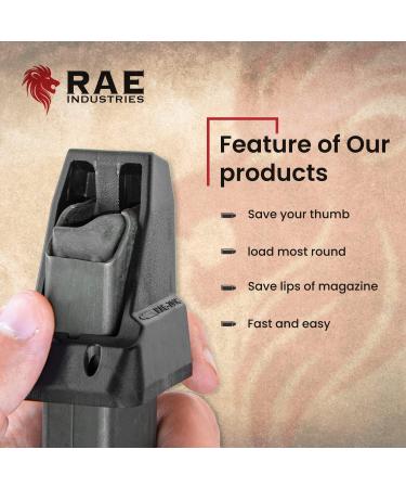 RAEIND Speedloader for SCCY CPX Handguns - Double & Single Stack Models - CPX-1/2/3/4 & DVG1-9mm - Magazine Loader Tool - Buy Online on SooperMarket.com