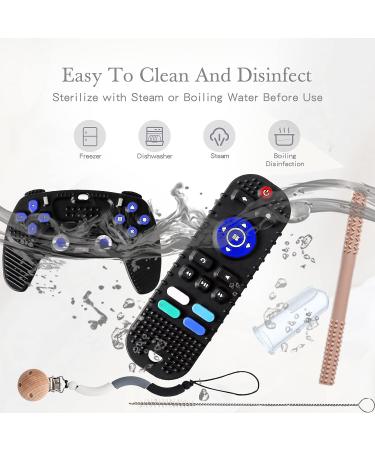 Montessori Remote Control & Game Controller Teething Toys for Babies 6-12 Months - 6 PCS - Buy Online on SooperMarket.com