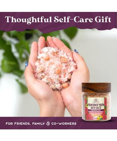 PURPLE CANYON SolSalts Fountain of Youth Bath Salts | Lavender Rose & Cedar Detox Soak with Epsom Salt for Glowing Skin - International Shipping Available - Buy Online on SooperMarket.com