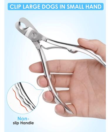 Gobeigo Professional Dog Nail Clippers - Heavy Duty Trimmer with Sharp Steel Blade for Large Dogs and Cats - Ergonomic Non-Slip Handles Included - Buy Online on SooperMarket.com