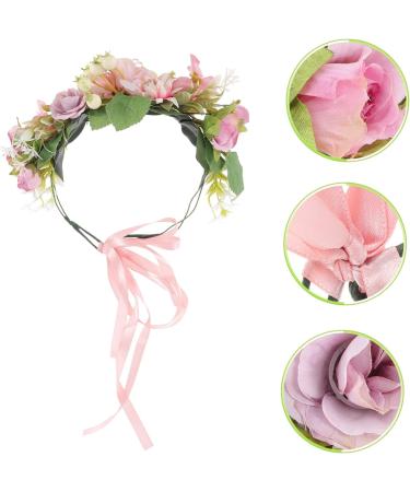 FOYTOKI Bridal Flower Headband Flower Crown for Flower Crown Hairband Bride Flower Crown Flower Crown for Women Flower Crown Garland Floral Crown Bridal Flower Crown - Buy Online on SooperMarket.com