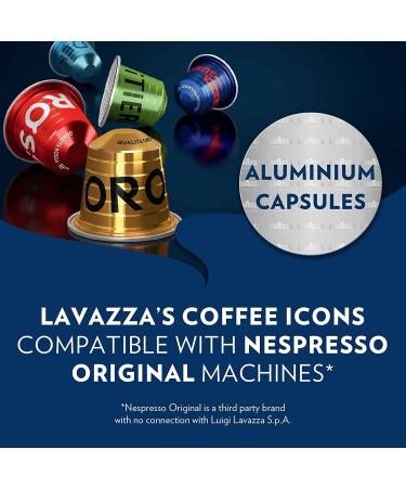 Lavazza Nespresso Compatible Aluminium CO2 Neutral Variety Pack. 5 packs of 10 Capsules (50 Capsules Total) - Buy Online on SooperMarket.com