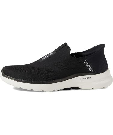 Skechers Men's Gowalk 6 Slip-ons | Athletic Walking Shoes with Memory Foam - Size 10 Black/White - Buy Online on SooperMarket.com