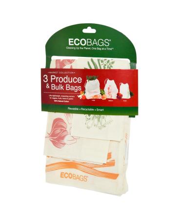 ECOBAGS Produce & Bulk Bags 3 Bags