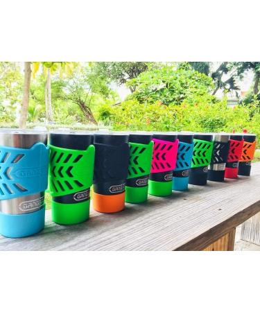 Gangster Armor Grip for 20 oz Tumblers - Silicone Handle Sleeve for Yeti, RTIC, Corkcicle Tumblers - Pink Boot Tumbler Bottom Rubber - Buy Online on SooperMarket.com
