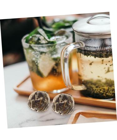 Warmhm 10pcs Chinese Flower Tea Green Tea with Flowers Wrapped Blooming Tea Flowering Tea Artistic Tea Organic Blooming Flower Tea Gold Tea Ball As Shown medium - Buy Online on SooperMarket.com
