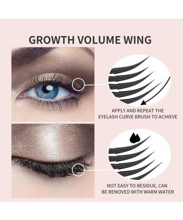 4D Lengthening Curling Mascara 4D Lengthening Curling Mascara 2 In 1 Waterproof 4D Lengthening Curling Mascara for Straight Lashes Waterproof (2pcs) - Buy Online on SooperMarket.com