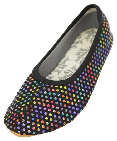 Beck Girls Dot Multi Gymnastics Shoes 28 EU Black