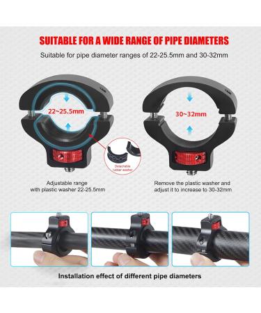 TonAup 360 Rotatable Action Camera Mount - Universal Bicycle Holder for GoPro & Other Cameras - Buy Online on SooperMarket.com