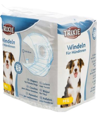 Trixie Dog Diapers for Female Dogs - M-L (36-52 cm) | 12 Pack - Best for International Shipping - Buy Online on SooperMarket.com