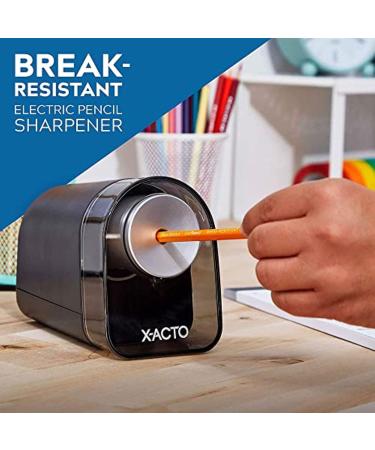 X-ACTO Pencil Sharpener XLR Electric Pencil Sharpener Colored Pencil Sharpener for Artists Powerful Compact Small Pencil Sharpener Black 1 Count - Buy Online on SooperMarket.com