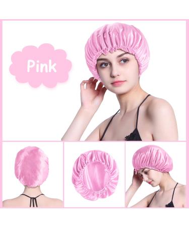 4PCS Silk Bonnet Set for Black Women - Satin Bonnets for Sleeping, Silk Sleep Cap for Curly Hair - Buy Online on SooperMarket.com