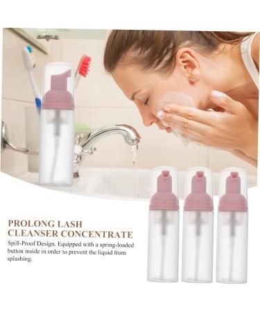 Shop NOLITOY 3pcs Mini Pump Bottles - Perfect for Travel Soap Shampoo & Lotion - Clear Foaming Bottle Set in Miss Pink - Buy Online on SooperMarket.com