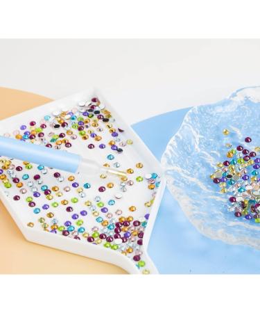 Rhinestones Diamond Painting Beads - 20 Colors Round Bead Kit | 4000PCS Diamond Painting Drills & Accessories - Buy Online on SooperMarket.com