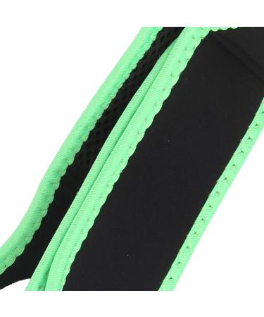 Adjustable Anti-Snoring Chin Strap for Better Sleep | Breathable Jaw Support Belt with Fluorescent Green Edge Covering - Buy Online on SooperMarket.com