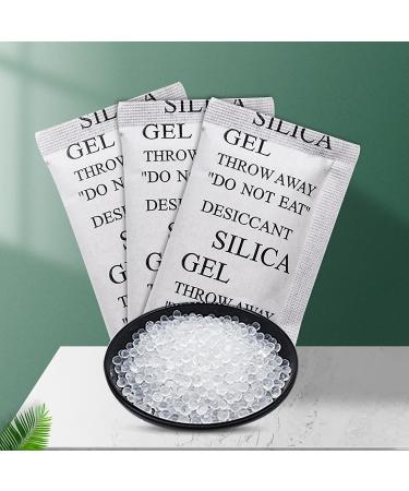 Silica Gel Bags - 50 Multi-Purpose Moisture Absorbing Sachets for Dehumidifying & Odor Control - International Shipping - Buy Online on SooperMarket.com