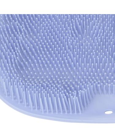Hands-Free Foot & Back Scrubber for Shower - Multifunctional Body Brush with Suction Cup - Exfoliates, Massages, Non-Skid Mat (Blue) - Bathroom Scrubber - Buy Online on SooperMarket.com