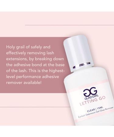 GladGirl Eyelash Extension Glue Remover | Professional Non-Drip Gel - 15ml Clear & Odorless - Safe & High Performance for International Shipping - Buy Online on SooperMarket.com