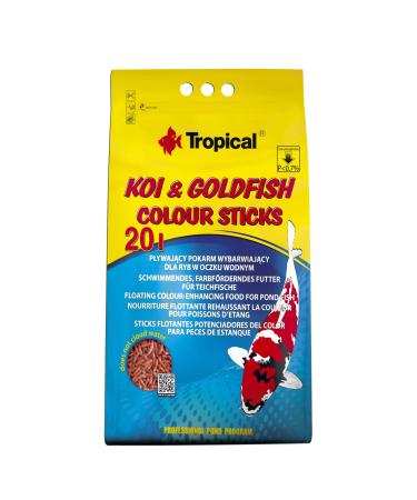 Tropical Koi & Goldfish Colour Sticks - 1.6 kg