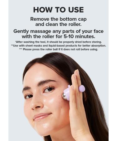 I DEW CARE Rolling With It | Cooling Depuffing Facial Roller with Cap - Mother's Day Gift | Reusable Hygienic Cooling Stick Skincare Tool - Ice Roller Travel Size | FSC Packaging - Buy Online on SooperMarket.com