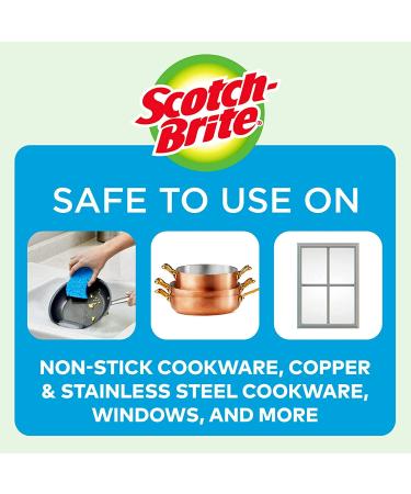Scotch-Brite Scrub Dots Non-Scratch Scrub Sponge - Pack of 3 | Ideal for Washing Dishes and Kitchen Cleaning | Rinses Clean - Buy Online on SooperMarket.com