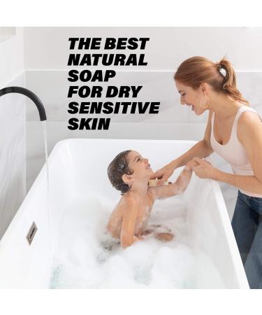 Southern Natural Goat Milk Soap Bar (3 Pack) - Oatmeal Milk & Honey - Handmade in USA - For Eczema, Psoriasis, Dry & Sensitive Skin - Face & Body Soap (4-4.5 oz) - Buy Online on SooperMarket.com