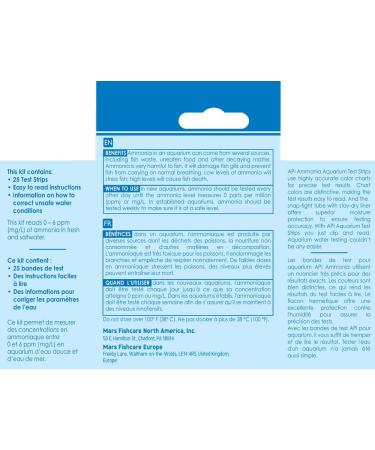 API Test Strips  for Variety of Water Parameters  Monitor Aquarium Water Quality and Help Prevent Invisible Water Problems That can be Harmful to Fish  Use Weekly and When Problems Appear 25 - Count Aquarium Water Testing - Buy Online on SooperMarket.com