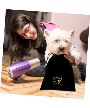 Beavorty 4 Pcs Hair Dryer Bag Hair Dryer Storage Organizer Multifunction Travel Cosmetic Bag Flannel - Buy Online on SooperMarket.com