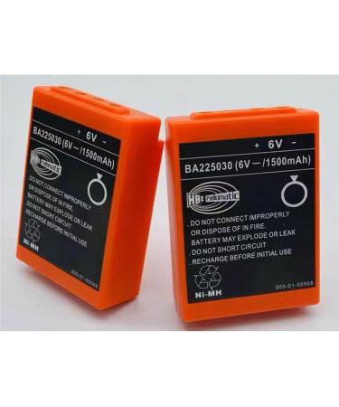 WELLVEUS 5 Pack BA225030 Battery for HBC Radiomatic - 6V 1500mAh | International Shipping Available - Buy Online on SooperMarket.com