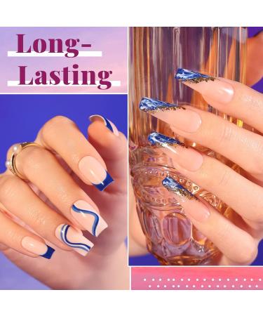 Beetles 20 Pcs Sunset Soiree Gel Nail Polish Set | Fall Winter Gel Polish Kit | Glitter Black Orange-Red Purple Dark Blue Shades | Halloween Nail Art | Top Coat & Base Gel | Gifts for Women - Buy Online on SooperMarket.com
