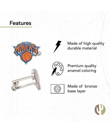 New York Knicks NBA Logo Cufflinks - Official Team Formal Wear - Buy Online on SooperMarket.com