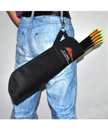 EOUS Archery Arrow Holder Quiver - Hip Waist Side Arrows Bag with Belt Clip in Black - Buy Online on SooperMarket.com