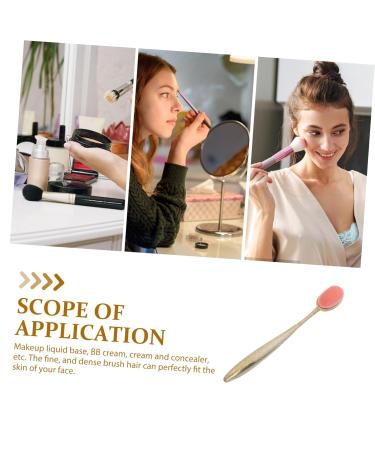 Angoily Foundation Brush - Versatile Blusher & Concealer Makeup Tool | Premium Sub-Golden Cosmetic Brush for Flawless Application - Buy Online on SooperMarket.com