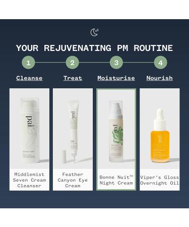 PAI SKINCARE London | BONNE NUIT BioPeptide Renewal Night Cream - Clinically Proven to Reduce Fine Lines & Boost Hydration Overnight - 50ml - Buy Online on SooperMarket.com