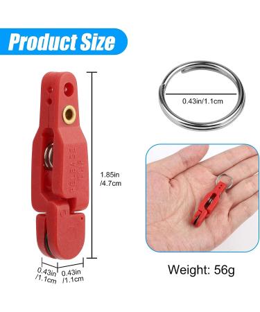 TSV 10 PCS Heavy Tension Snap Release Clips with Key Ring for Offshore Fishing - Red - Buy Online on SooperMarket.com