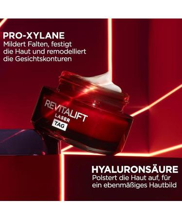 Buy L'Or al Paris Revitalift Laser X3 Facial Care Set | Anti-Aging Day & Night Care with Hyaluronic Acid - 2 x 50 ml - Global Shipping Available - Buy Online on SooperMarket.com