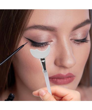 Hugsweet Eyelash Separator Tool | Makeup Tools Eyelash Tool | Reusable Eye Template Eyebrow Stencils Silicone Multifunctional For Beginners Designed For Women Transparent color - Buy Online on SooperMarket.com