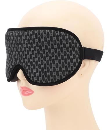 3D Contoured Sleep Eye Patch Light Blocking Eye Mask with Memory Foam Adjustable Strap for Travel Naps - Buy Online on SooperMarket.com
