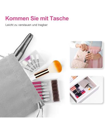 Coslus Wireless Portable Nail Miller - 11-in-1 Professional Manicure & Pedicure Set for Gel and Acrylic Nails - Buy Online on SooperMarket.com