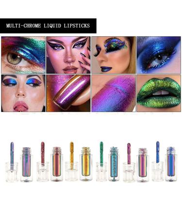6PCS TYGHBN Multi-Chrome Liquid Lipsticks & Eyeshadow Stick Set - Buy Online on SooperMarket.com