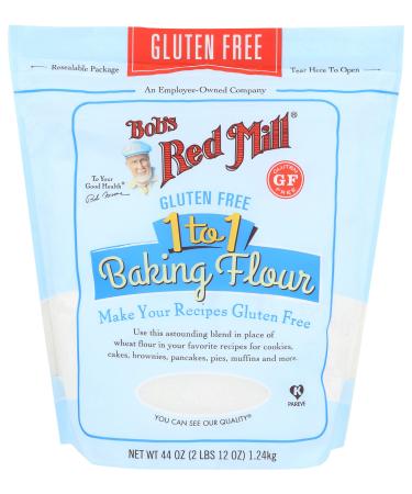 Bob's Red Mill 1 to 1 Baking Flour  44 oz (1.24 kg)