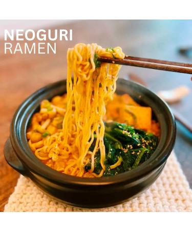 Nongshim Neoguri Seafood and Spicy Flavour 120g (Pack of 10) - Instant Korean Ramen Noodle - Buy Online on SooperMarket.com