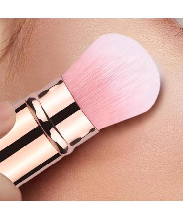 Teksome Portable Makeup Brush Travel Telescopic Cosmetics Brushes - Beginner Friendly Powder Brush for Foundation Sunscreen Bronzing Powder Gold - Buy Online on SooperMarket.com