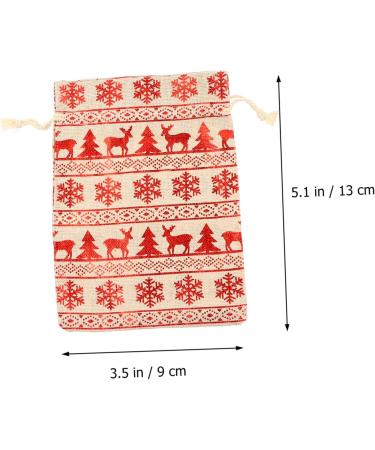 Anneome 1 Set Christmas Bag Calendars Christmas Sto The Xmas Hanging Bag Container Elk - Buy Online on SooperMarket.com