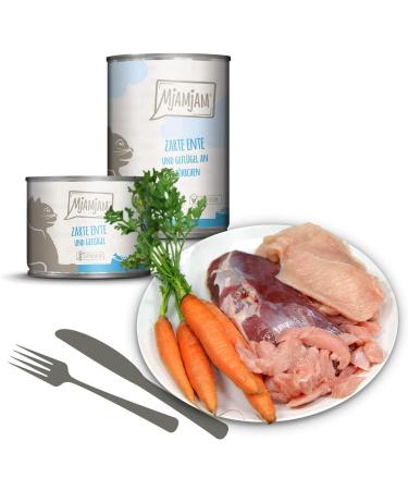 Mjamjam Premium Cat Wet Food Tasting Package I & Mix Package II - 185g (6 Pack) - Wild & Rabbit Flavors - International Shipping Available - Buy Online on SooperMarket.com