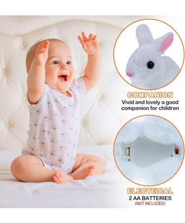 ZBATHTOY Interactive Rabbit Toy for 1-6 Year Old Boys and Girls | Birthday Gift for Toddlers | Educational Pet Toy for Kids Age 6M - Buy Online on SooperMarket.com