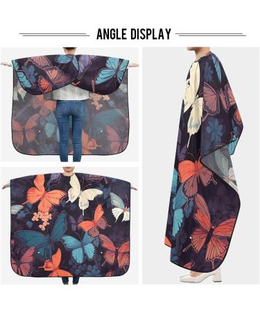 Kigai Butterfly Leaf Barber Cape - Waterproof Adjustable Hair Cutting Cape for Men & Women | Professional Salon Hairdressing Gear - Buy Online on SooperMarket.com