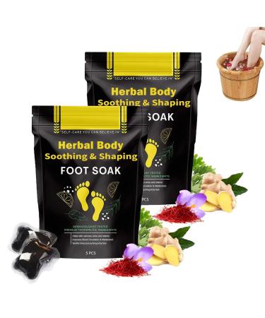 Fulvic Soak Detox Parasite Bath Herbal Foot Cleansing Soak Beads Lympatic Drainage Ginger Foot Soak Body Det_ox Foot Soak Beads Botanical Cleansing Foot Soak Beads (2bag)