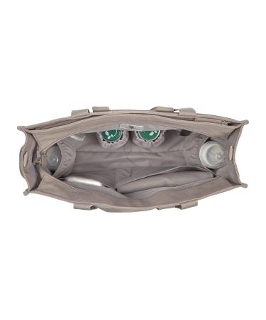 L SSIG Eco-Friendly Baby Changing Bag with Mat & Stroller Attachment - GRE Tote Up Bag in Taupe | Shop Sustainable Baby Gear - Buy Online on SooperMarket.com