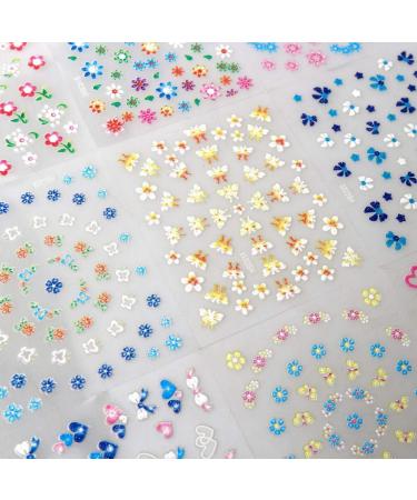 50 Leaves 3D Design Nail Stickers | Self-Adhesive 3D Nail Art for DIY | Perfect for Manicure Phone Cases & Gifts - Buy Online on SooperMarket.com